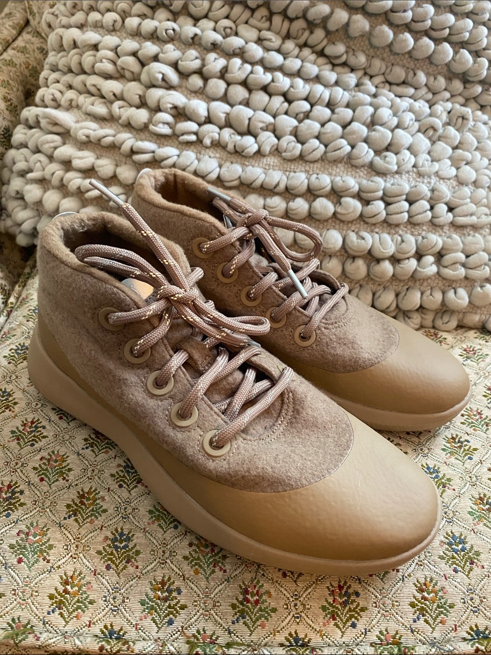 Women’s Brown Casual Shoe by allbirds Merino Wool Runner-up Mizzle Plus
